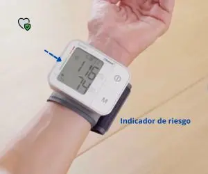El tensiometro muestra un indicador de riesgo