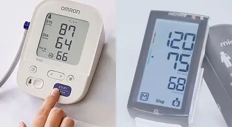 Funcionalidades de uso para los tensiómetros Omron vs Microlife