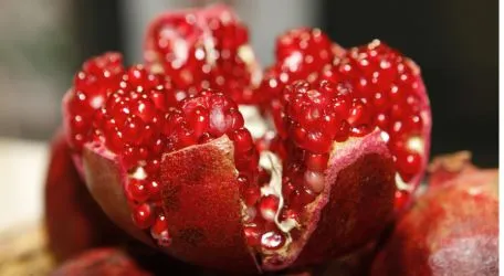 La granada contiene altas concentraciones de vitamina C